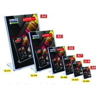 L-Shape Slanted Sign Holder A5 Portrait - K470