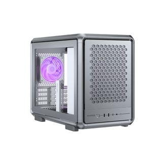 Cooler Master MF400M-SHNN-S00 MasterFrame 400 Mesh Silver mATX Case