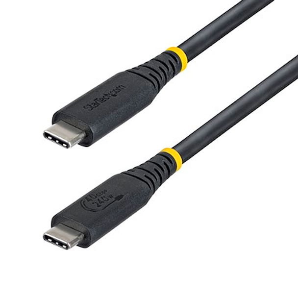StarTech CC50CM40GUSB4TP 50cm USB4 Cable USB-IF Certified USB-C Cable 40Gbps