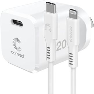 Comsol ACK02F1 Fast Charger & 2.5m Cable Combo Pack