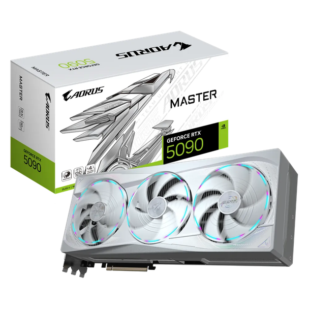 Gigabyte GV-N5090AORUSM ICE-32GD GeForce RTX 5090 AORUS MASTER ICE 32GB Graphics Card