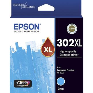 Epson C13T01Y292 302XL CYAN CLARIA PREM INK