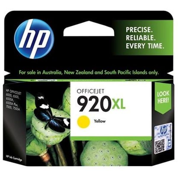 HP CD974AA 920XL YELLOW INK CARTRIDGE,OFFICEJET 6500