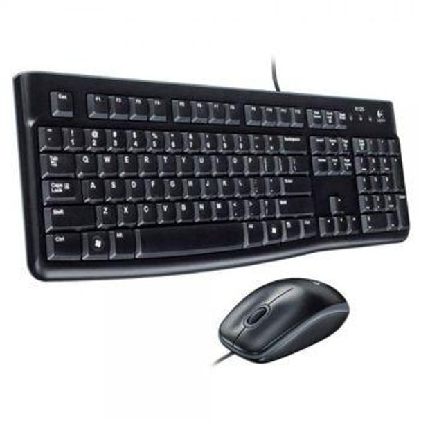 Logitech MK120 USB Desktop Keyboard & Mouse - 920-002586