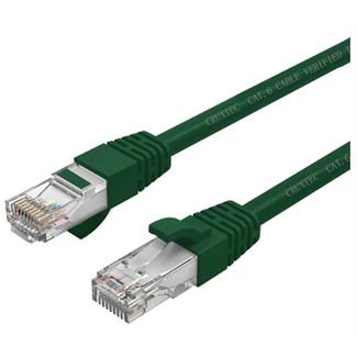 Cruxtec RC6-100-DG CAT6 UTP 10GbE Ethernet Cable Dark Green 10m