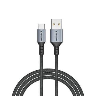 Verbatim 31843 Sync and Charge 18W USB-A to USB-C Cable Black 1.2m