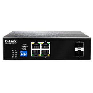 D-Link DIS-F100G-6PS-E 6-Port Unmanaged PoE+ Switch