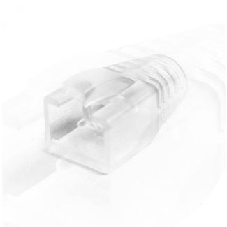 Serveredge RJ45C6A-BOOT7.0D-CLR-10 RJ45 Cat6A Clear Strain Relief Boot(7mm OD): Bag of 10