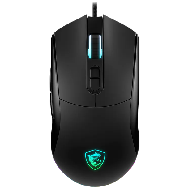 MSI FORGE GM320 RGB Wired Gaming Mouse Black