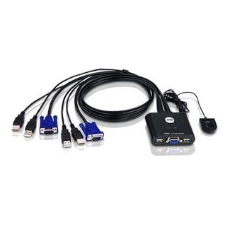 ATEN CS22U 2-Port USB Cable KVM Switch - CS-22U