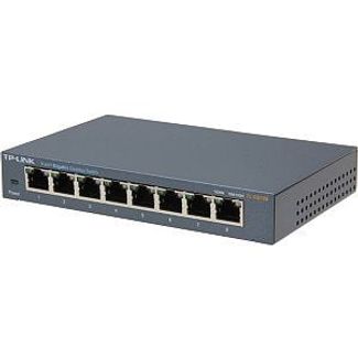TP-Link TL-SG108 10/100/1000Mbps  8-Port Gigabit Desktop Switch - TL-SG108