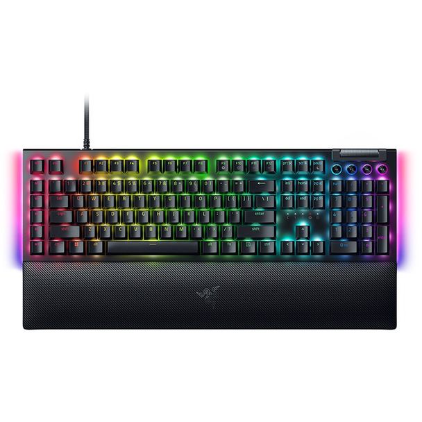 Razer RZ03-04691800 Blackwidow V4 Mechanical Gaming Keyboard with Linear Yellow Switches