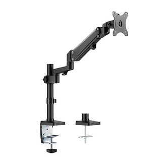 Brateck LDT47-C012N LDT477-C012N Single Monitor Heavy Duty Aluminum Gas Spring Monitor Arm 17-35" up to 12 kg Per Screen