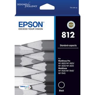 EPSON C13T05D192 812 - Std Capacity DURABrite Ultra -  Black Ink Cartridge