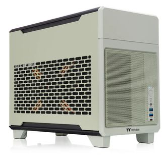 Thermaltake CA-11A-00SENN-00 TR100 SFF mITX Case Matcha Green Edition