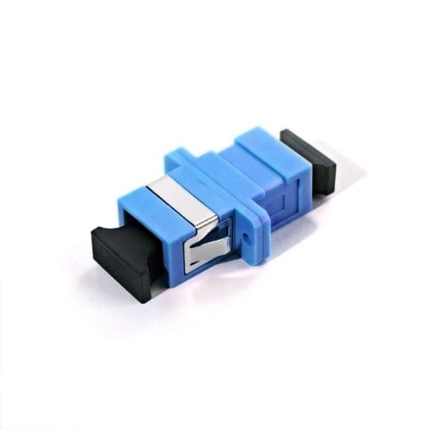 Serveredge SC-ADPS-OS2 SC Female to SC Female Single Mode Simplex OS2 Fibre Adapter-BLUE
