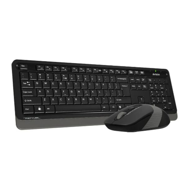 A4tech ERACA702 FG1010S Fstyler Wireless Keyboard & Mouse Combo ( FG10S Silent Click+FGK10) Grey
