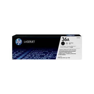 HP CB436A 36A Black Original LaserJet Toner Cartridge