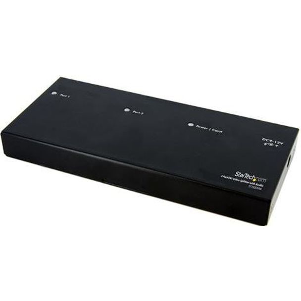 StarTech ST122DVIA 2 Port DVI Video Splitter with Audio