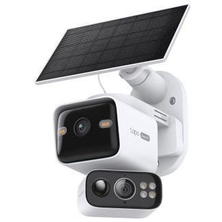 TP-Link TC93D KIT Solar-Powered Dual-Lens Pan/Tilt Security Camera Kit