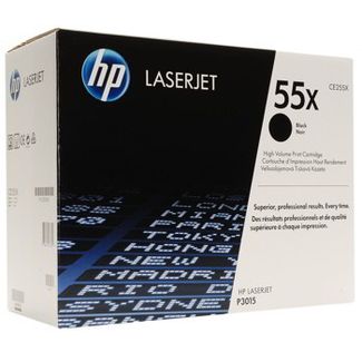 HP 55X Black Toner Cartridge (CE255X), HY 