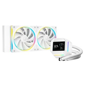 DeepCool R-LM240-WHDMMC-1 LM240 LCD Display 240mm ARGB AIO Liquid CPU Cooler White