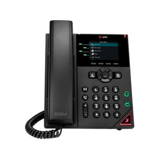 Poly 89B62AA VVX 250 4-Line IP Phone and PoE-enabled