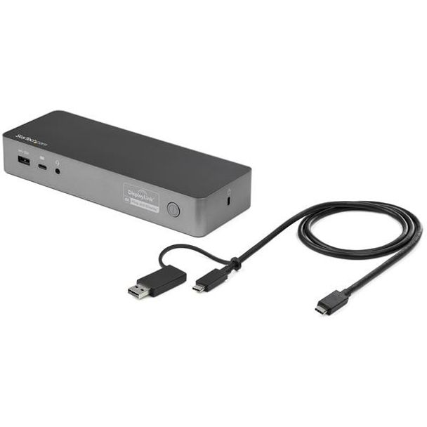Startech DK30C2DPPD Universal Laptop Docking Sattion 4K usb C and USB A compatible with Power Delivery Dual DP & HDMI