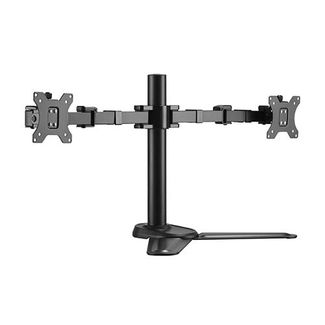 Brateck LDT33-T024 Dual Monitors Affordable Steel Articulating Monitor Stand Fit Most 17'-32'