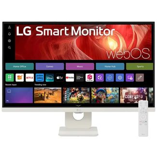 LG 32U721SA-W UltraFine 31.5" UHD HDR10 VA Smart White Monitor with WebOS