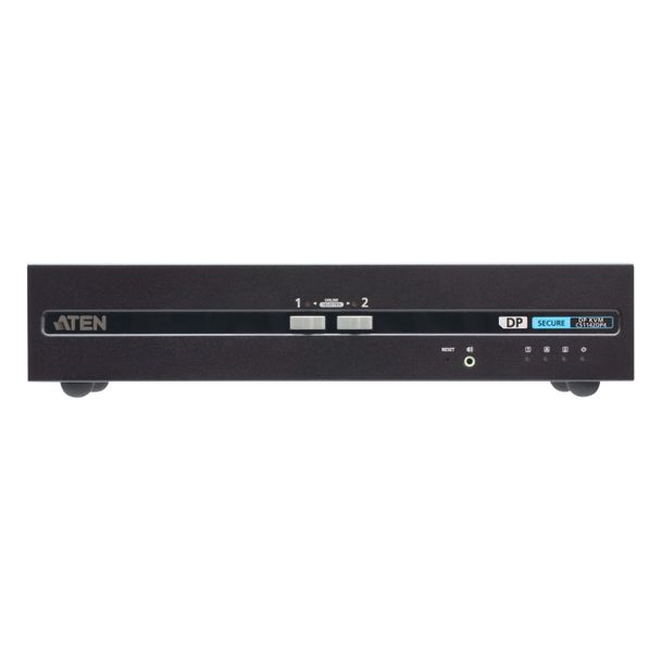 ATEN CS1142DP4C-AT-U 2-Port USB DisplayPort Dual Display Secure KVM Switch with CAC (PSD PP v4.0 Compliant)