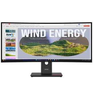 Lenovo 64AEGAR1AU ThinkVision T34WD-40 34" WQHD 120Hz Ultrawide Curved Monitor