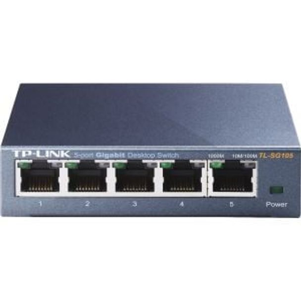 TP-Link TL-SG105 10/100/1000Mbps 5-Port Gigabit Desktop Switch - TL-SG105