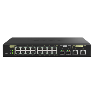 QNAP QSW-M2116P-2T2S 16 Ports 2.5GbE RJ45 with PoE web managed switch