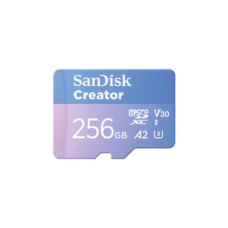 Sandisk SDSQXAV-256G-GN6MS Creator MicroSD Memory Card 256GB