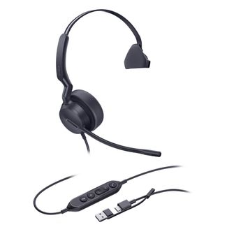 Yealink UH44-M-C/A USB-C/A Wired Mono Headset