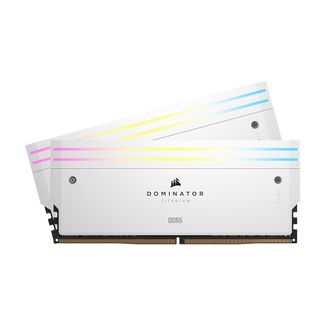 Corsair CMP64GX5M2B6000C30W DOMINATOR TITANIUM RGB 64GB (2x32GB) DDR5 6000Mhz CL30 1.4V XMP Memory White