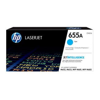 HP CF451A 655A Cyan Original LaserJet Toner Cartridge