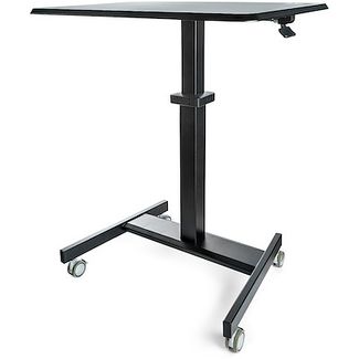 StarTech STSCART2 Mobile Standing Desk - Sit-Stand Cart