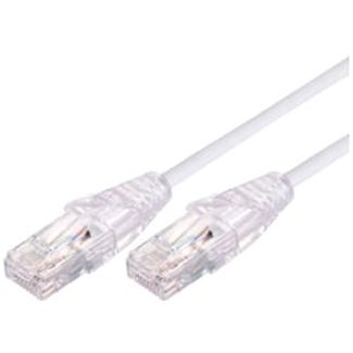 Comsol UTP-03-C6A-UT-WHT 3m RJ45 Cat 6A Ultra Thin Patch Cable - White