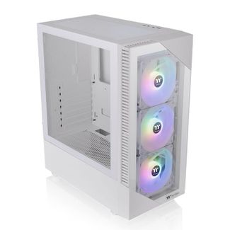 Thermaltake CA-1X3-00M6WN-01 View 200 Plus Tempered Glass ARGB Mid Tower ATX Case Snow