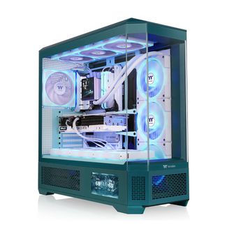 Thermaltake CA-11H-00FTWN-00 View 600 Tempered Glass Full Tower E-ATX Case Transformative Teal