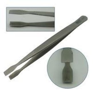 Small Part Handling Tweezers with Flat Tip BEST-12.XF