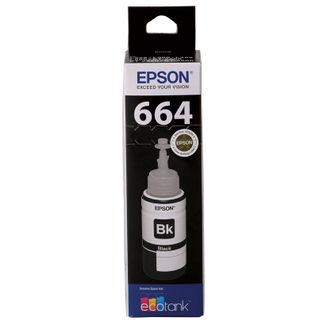 Epson T664192 Genuine EcoTank T664 Black Ink Bottle