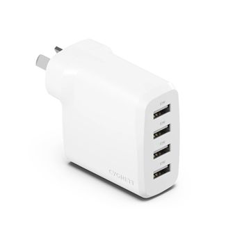 Cygnett CY4768PDWCH PowerPlus 24W Multi Port USB-A Wall Charger White