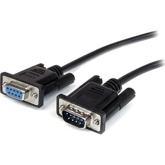 StarTech MXT1002MBK 2m Straight Through Serial Cable M/F BK