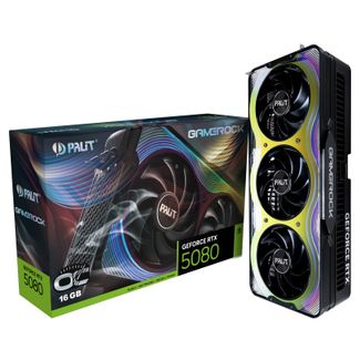 PALIT NE75080T19T2-GB2030G GeForce RTX 5080 GameRock OC 16GB GDDR7 Graphics Card