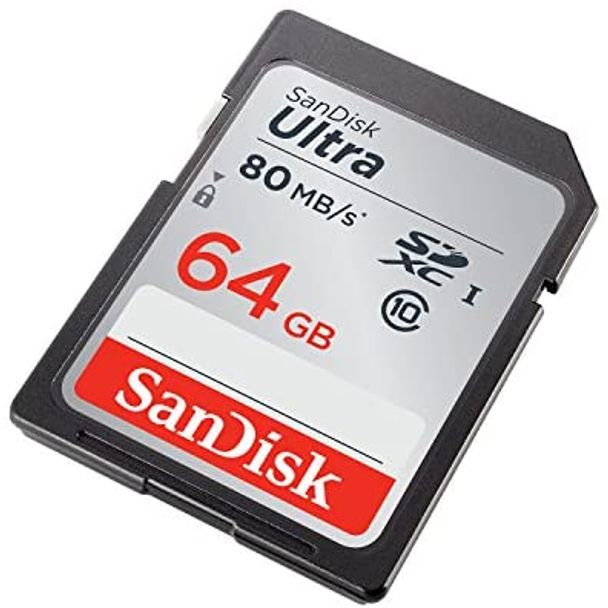 Sandisk SDSDUN4-064G-GN6IN 64GB Ultra SDHC SDXC UHS-I Memory Card