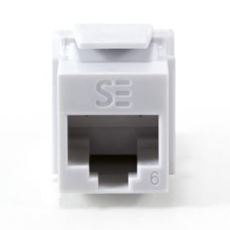 Severedge KSUC6Q-WH Universal cat6 UTP RJ45 Modular Keystone Jack