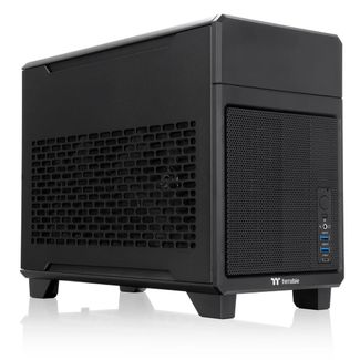 Thermaltake CA-11A-00S1NN-00 TR100 SFF mITX Case Black Edition